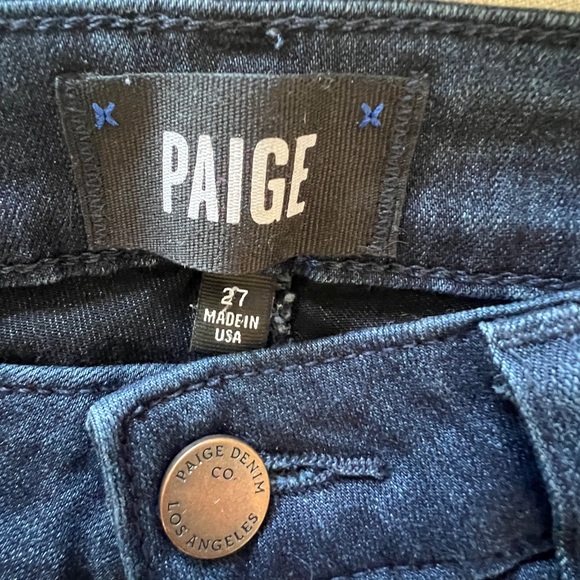 Paige Verdigo drop jeans size 27 - Picture 5 of 8